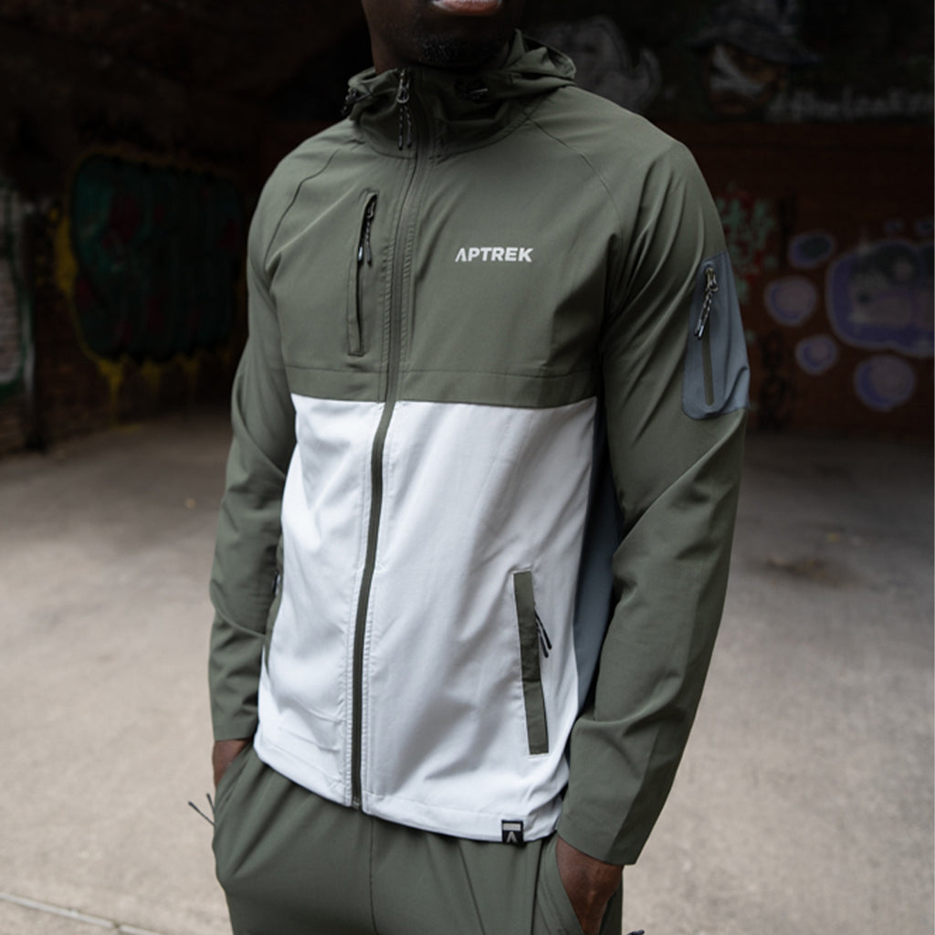 Aptrek Core Motion Jacket/Pant Khaki Green from Aptrek.com