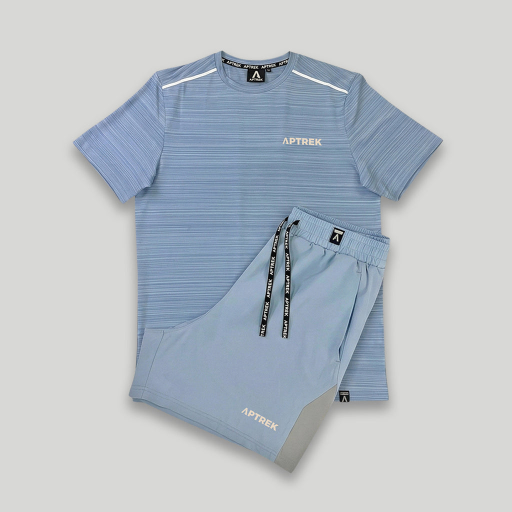 Aptrek Element T-Shirt/Short Set University Blue from Aptrek.com