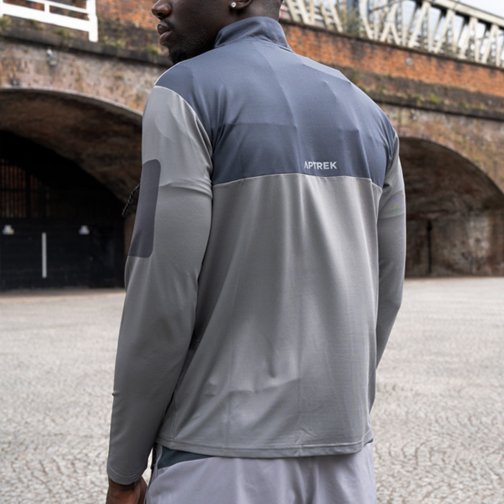 Aptrek Summit Half Zip Grey from Aptrek.com