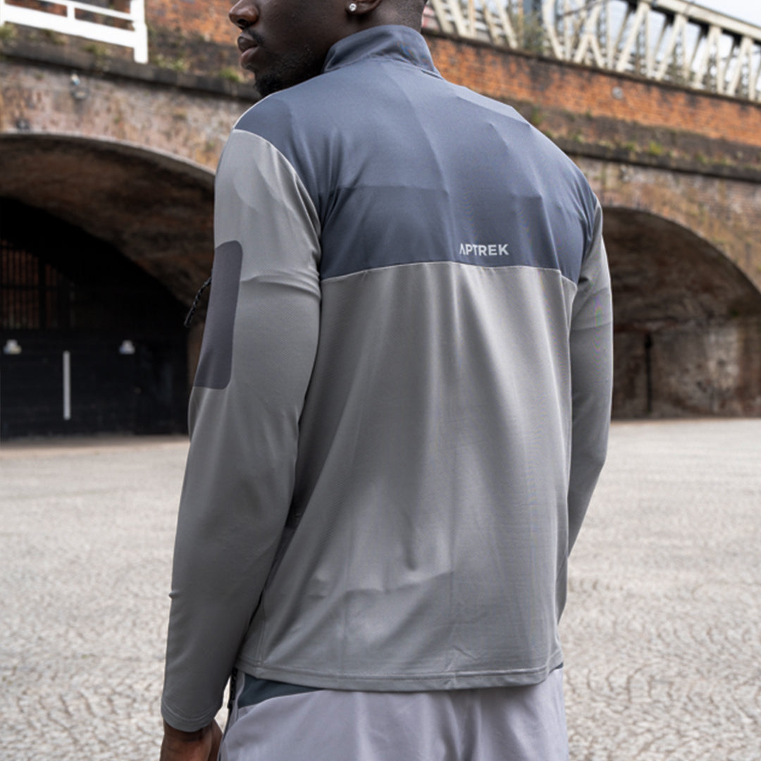 Aptrek Summit Half Zip Grey from Aptrek.com