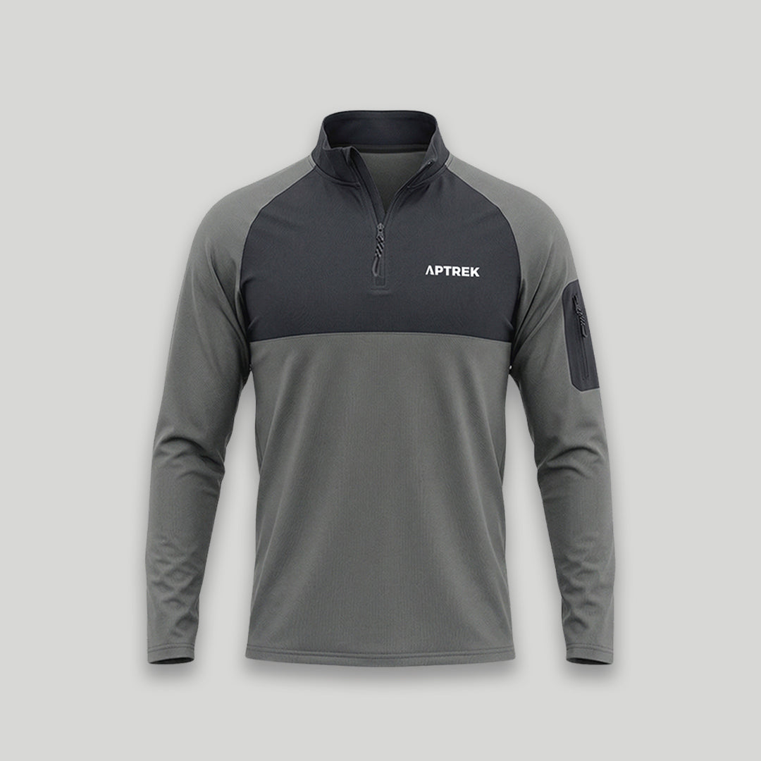 Aptrek Summit Half Zip Grey from Aptrek.com