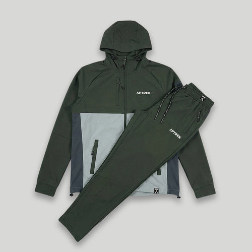 Aptrek Core Motion Jacket/Pant Khaki Green from Aptrek.com