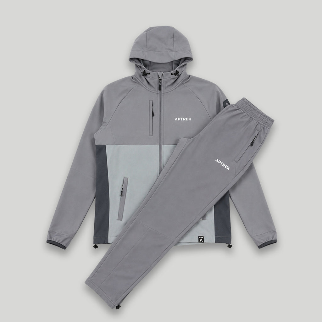 Aptrek Core Motion Jacket/Pant Set Grey from Aptrek.com