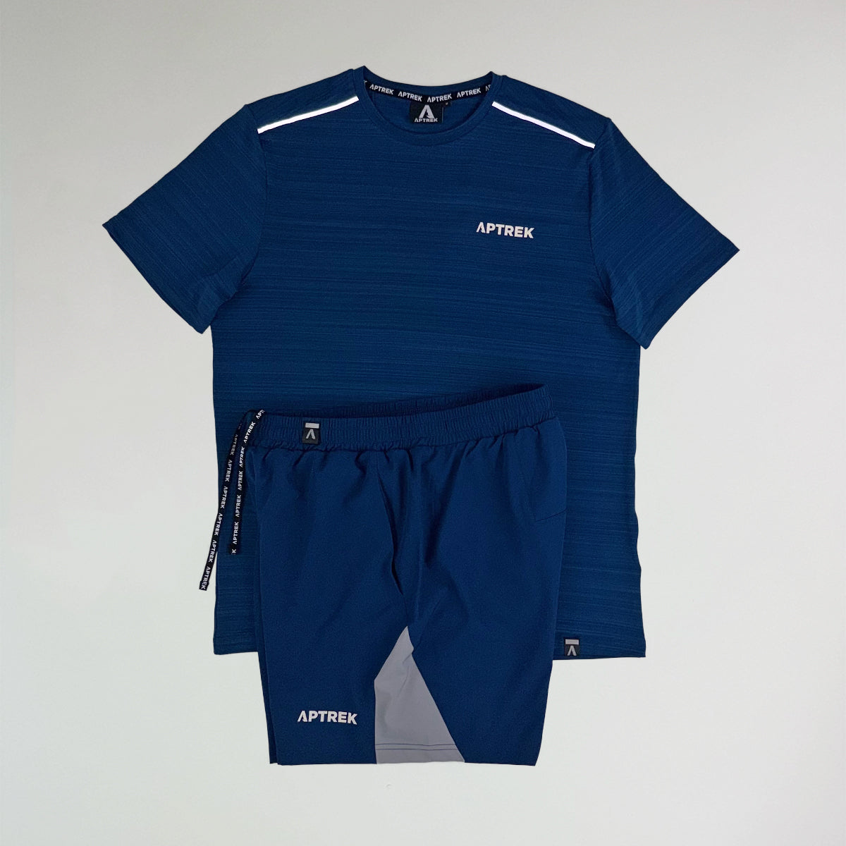 Aptrek Element T-Shirt/Short Set Navy Blue