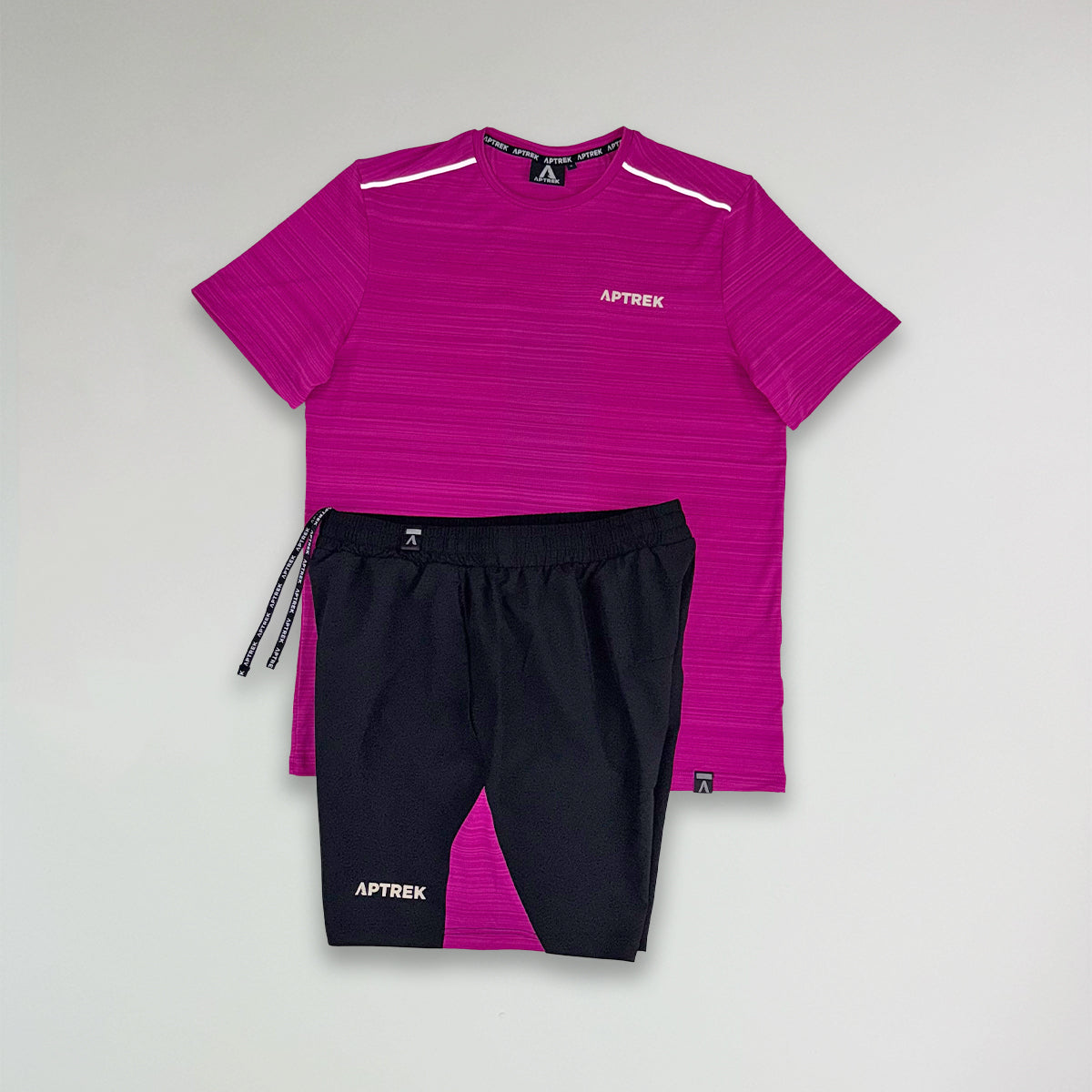 Aptrek Element T-Shirt/Short Set Pink
