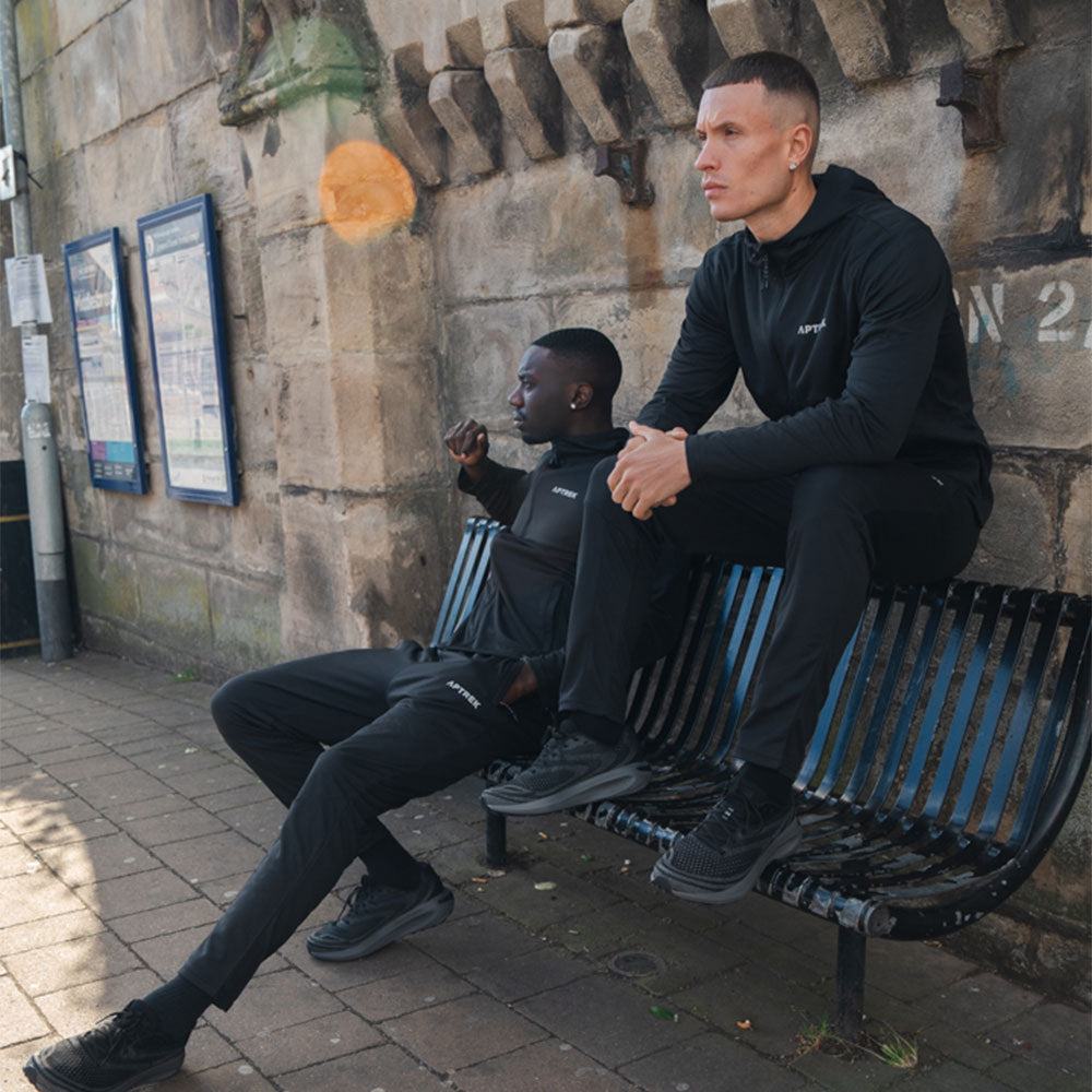 Aptrek Stride Jacket/Pant Tracksuit Set Black