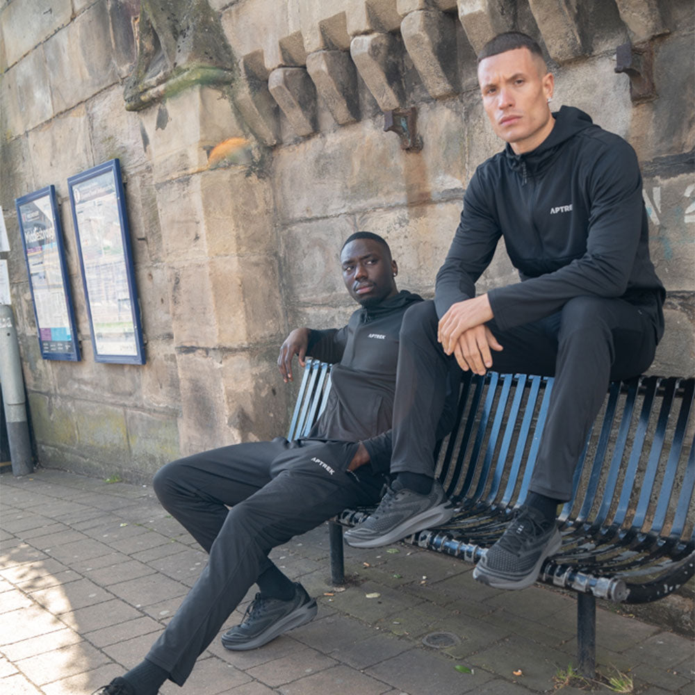Aptrek Stride Jacket/Pant Tracksuit Set Black